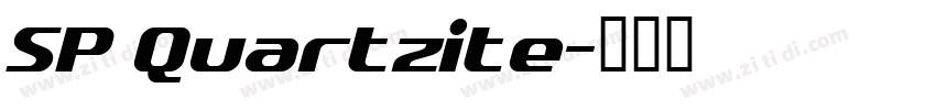 SP Quartzite字体转换